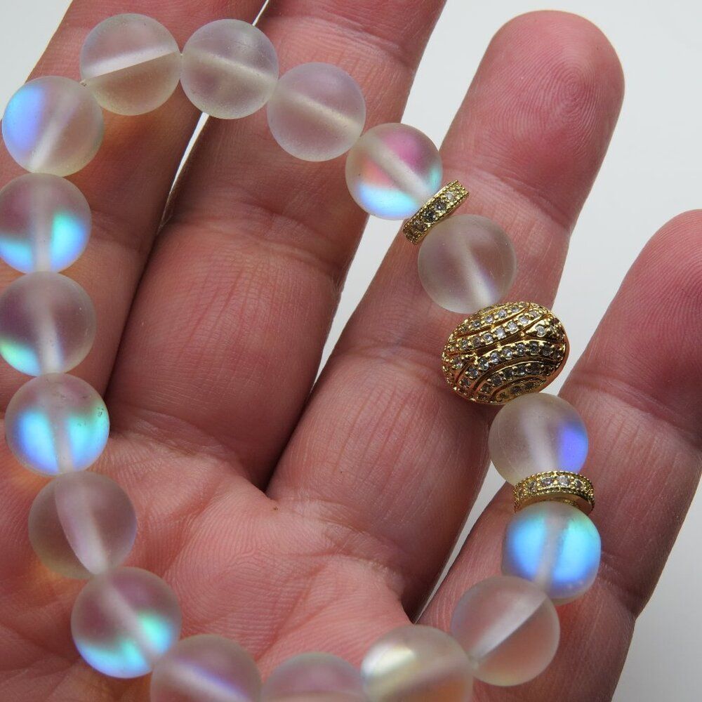 14k Moon stone Bracelet